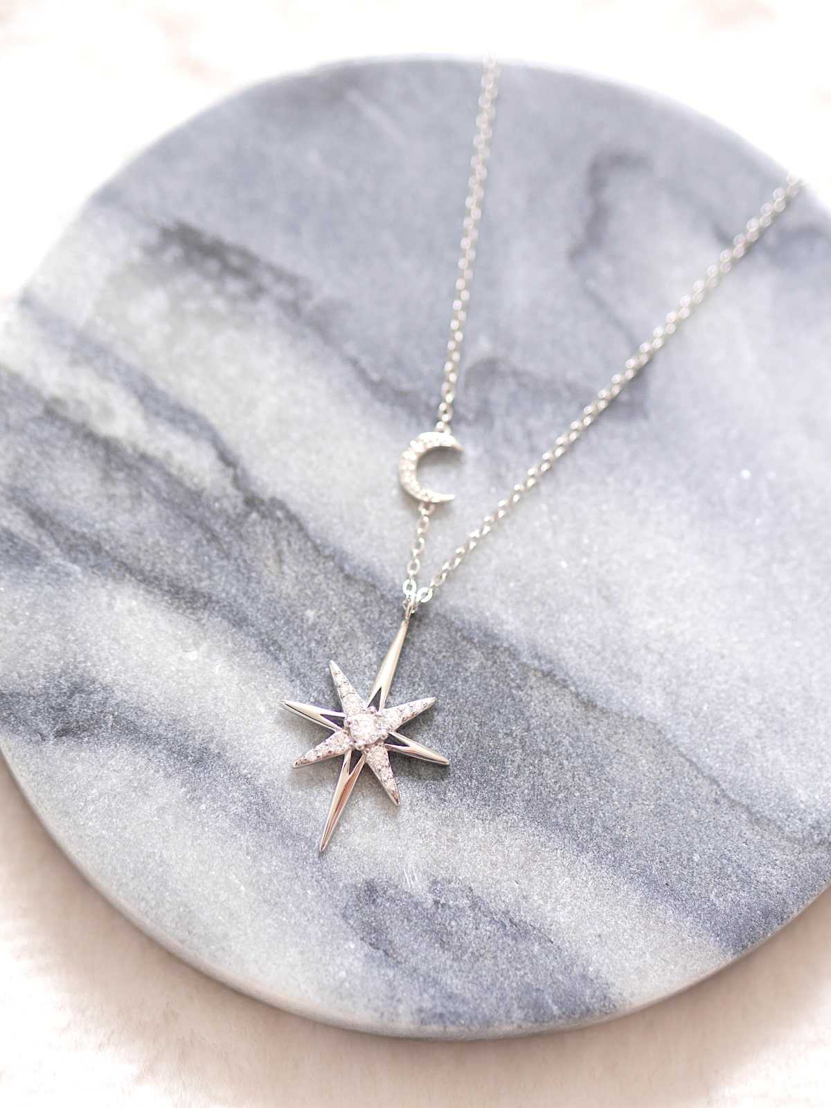 Midnights Moissanite Necklace