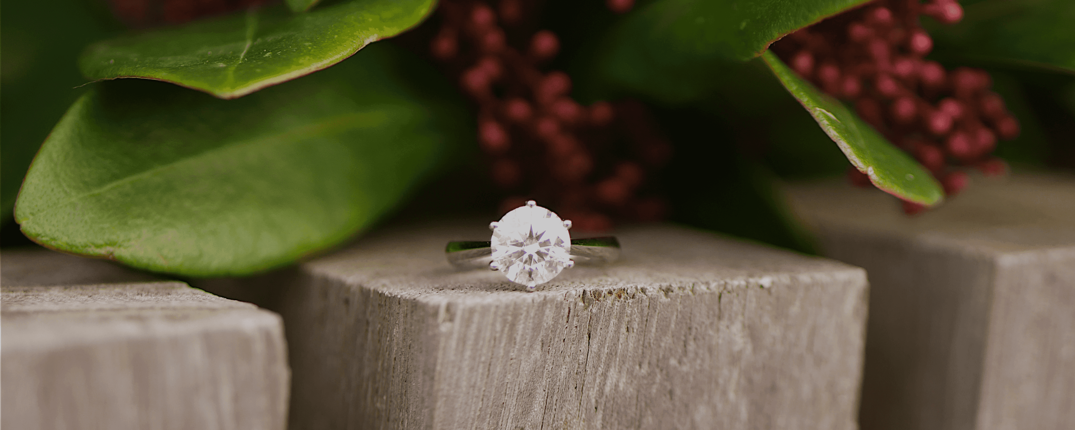 A ring on a wooden post